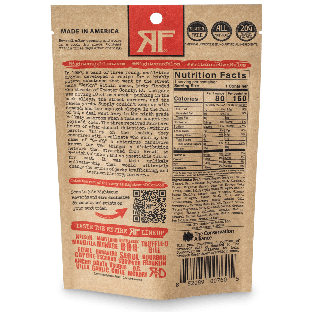 Teriyaki Balboa Beef Jerky