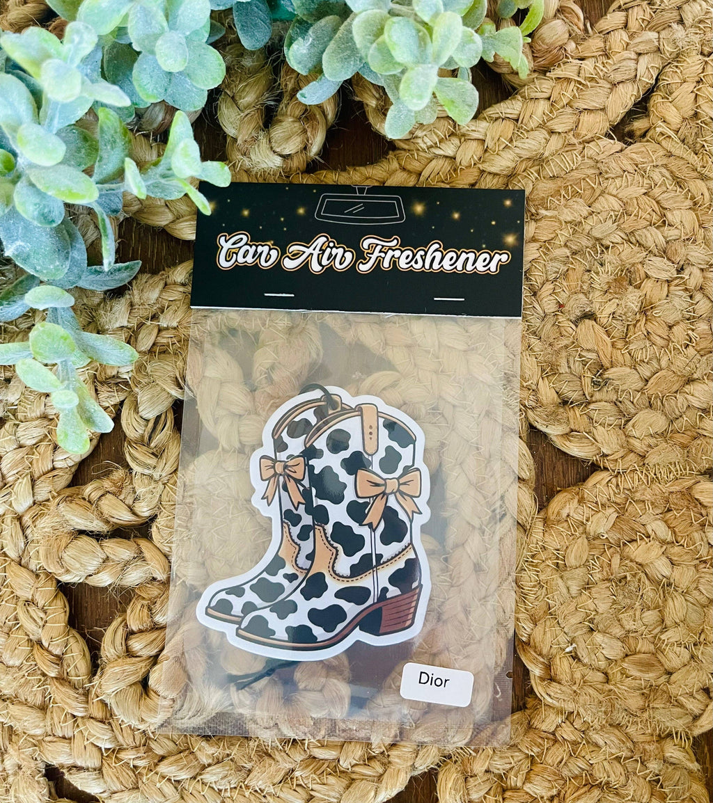 Cowgirl Boots Car Air Freshener