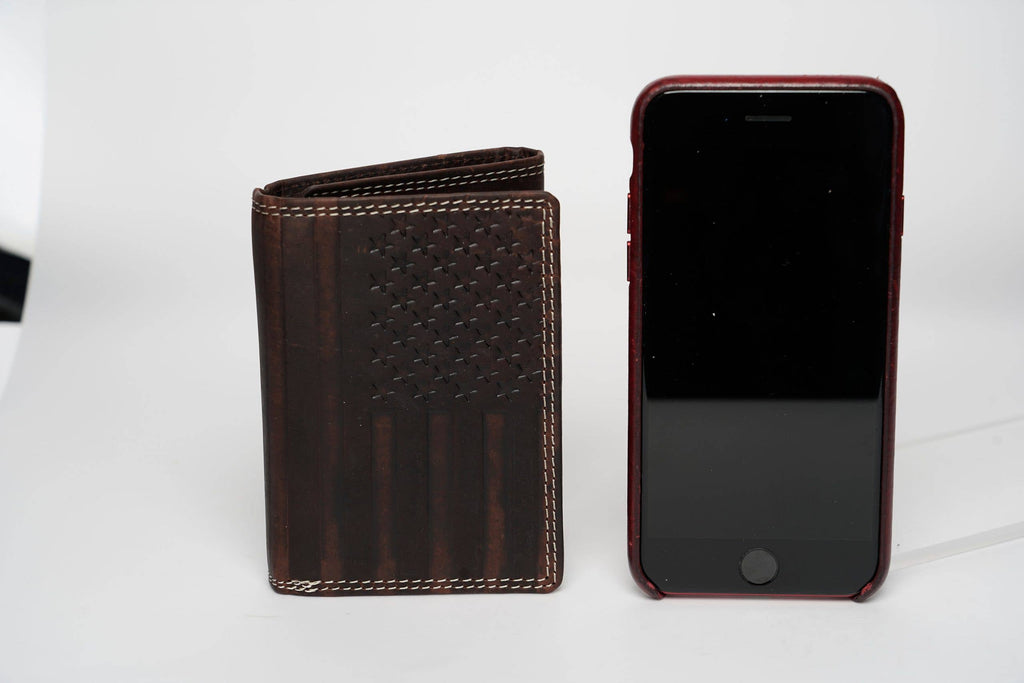 Stars & Stripes RFID Leather Wallet