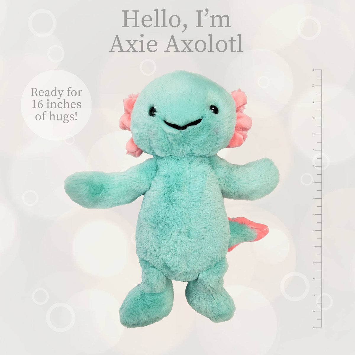 World's Softest Axie Axolotl Lushee Plush