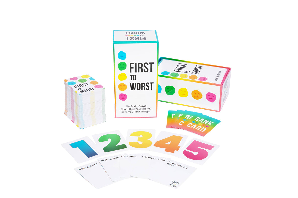 First to Worst Family Party Game