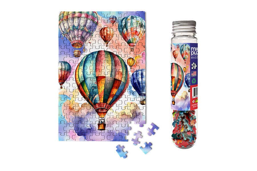 Up & Away Hot Air Balloon Mini Puzzle
