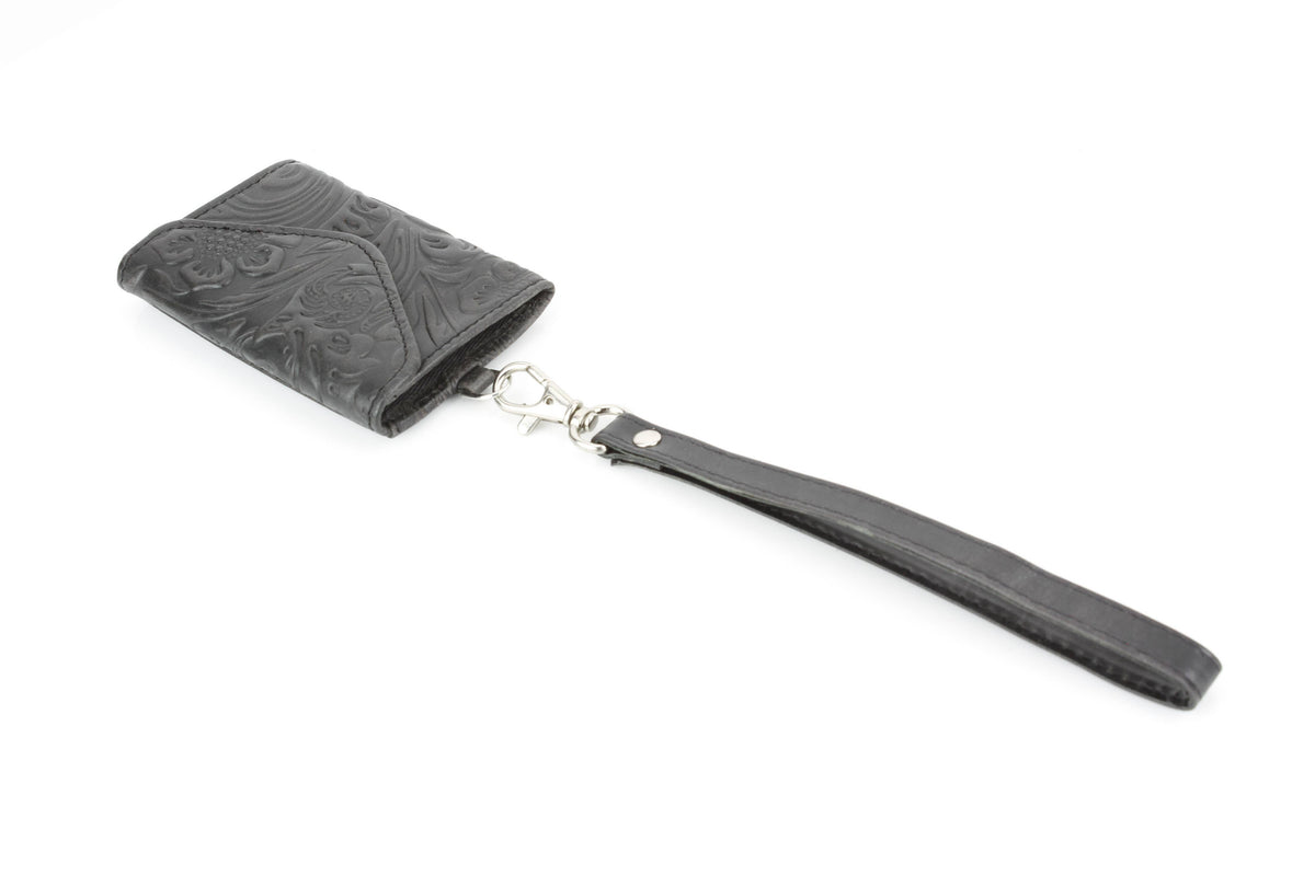 Wildflower Trails Mini Leather Wristlet