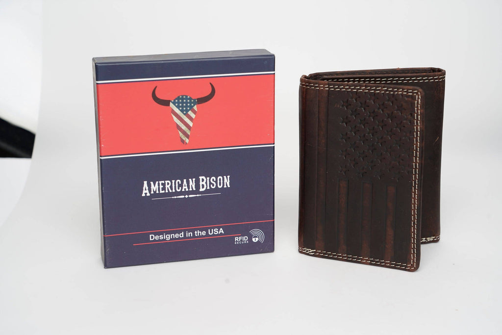 Stars & Stripes RFID Leather Wallet