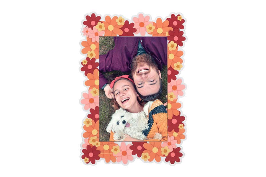 Flower Power Magnetic Fridge Frame
