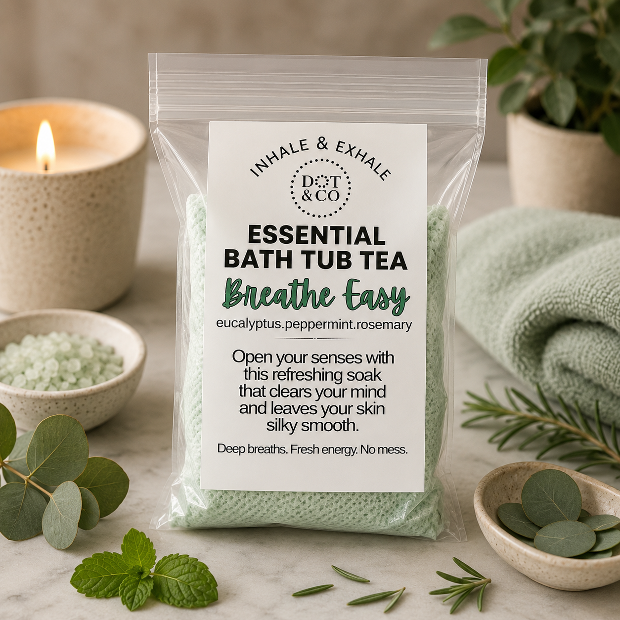 Breathe Easy Essential Bath Tea