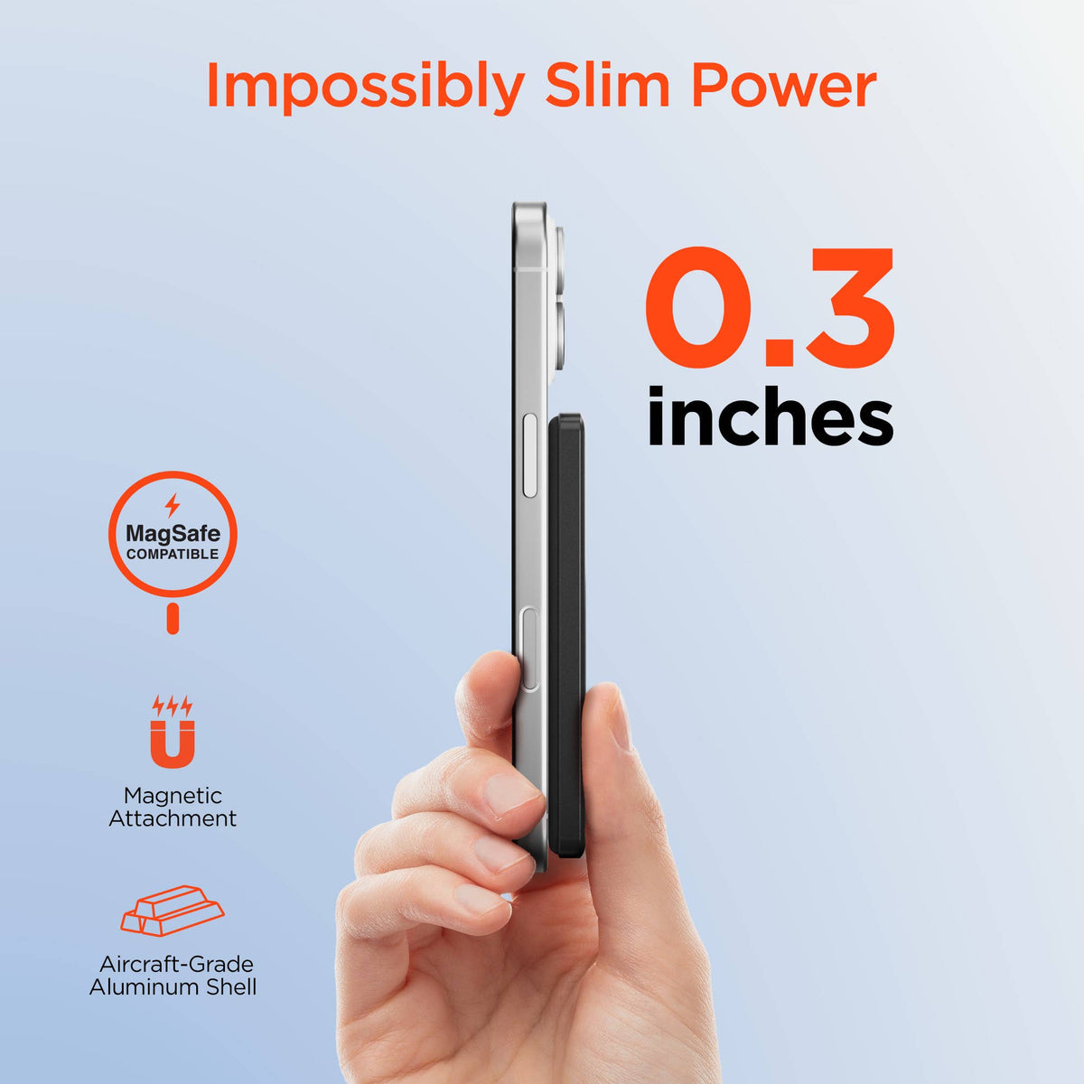 Snap & Go 5K Magnetic Power Bank
