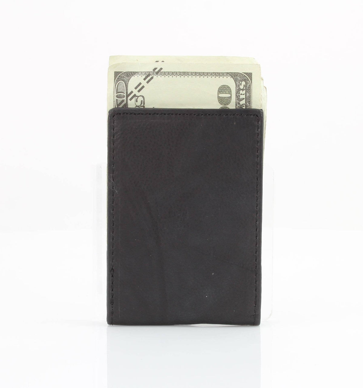 Cash in Hand Leather Money Clip