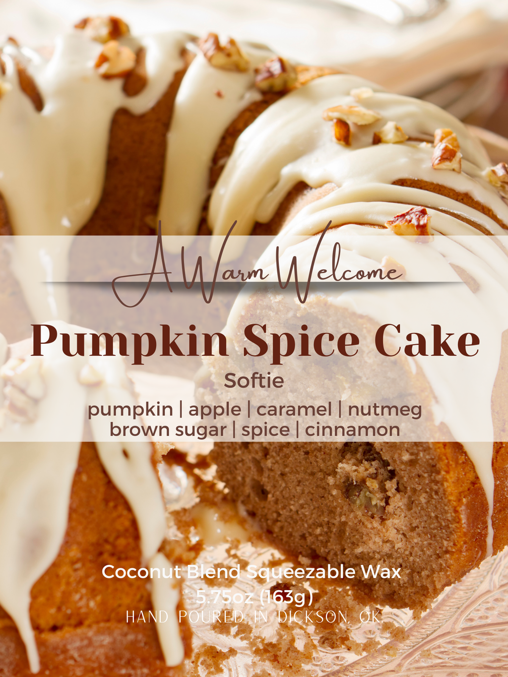 Pumpkin Spice Cake Softie Scent Melts