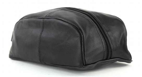 Ready to Roam Leather Shaving Bag