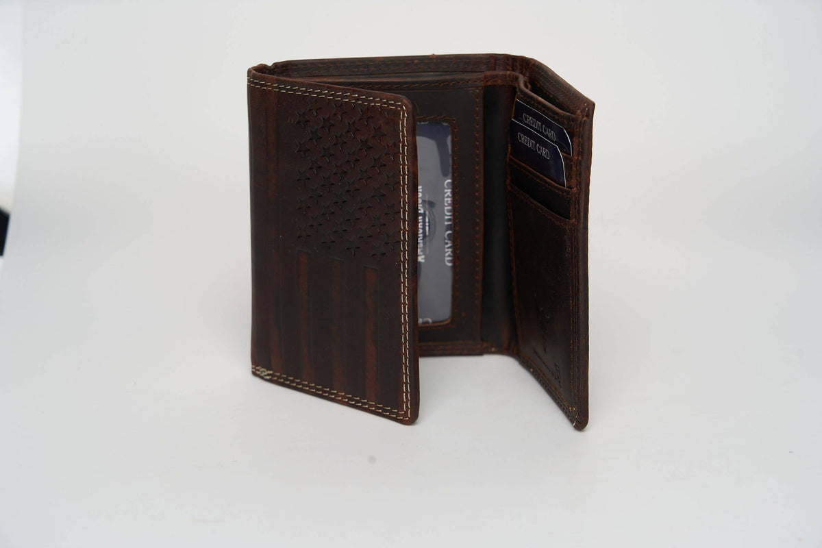 Stars & Stripes RFID Leather Wallet