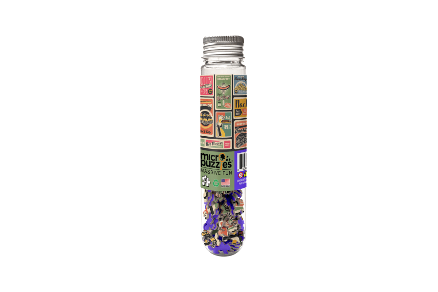 Cravings Retro Food Mini Puzzle