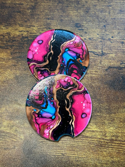 Ceramic Car Coaster Sets