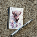Highland in Bloom Mini Notebook