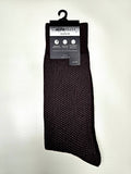 Burgundy Mesh Men’s Dress Socks