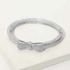 Tied with a Bow Bangle Bracelet