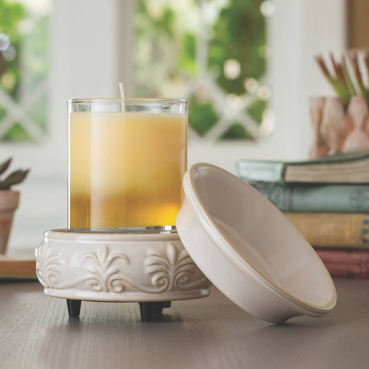 Sandstone 2-in-1 Candle & Wax Warmer