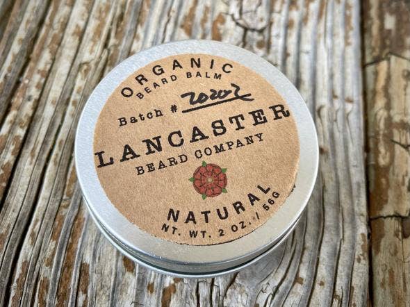 Natural Unscented Organic Beard Balm