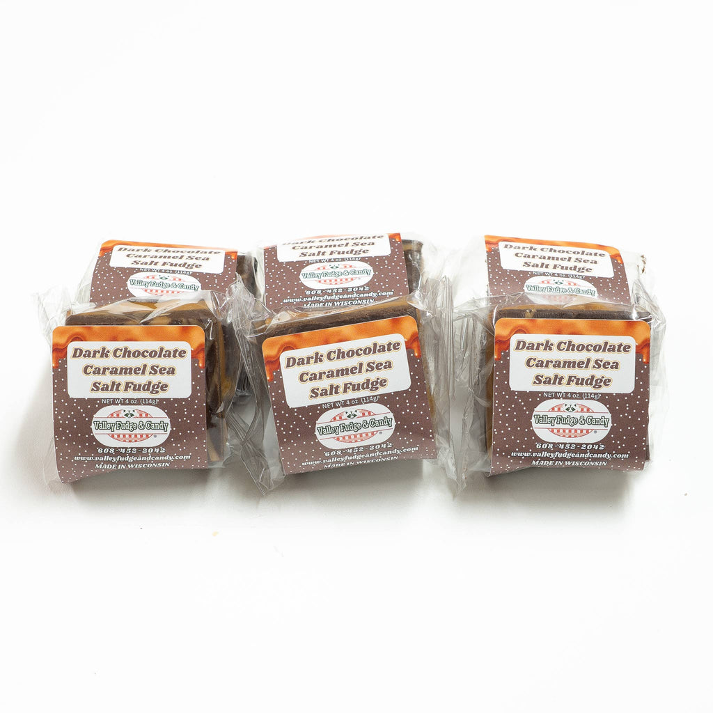 Dark Chocolate Caramel Sea Salt Fudge