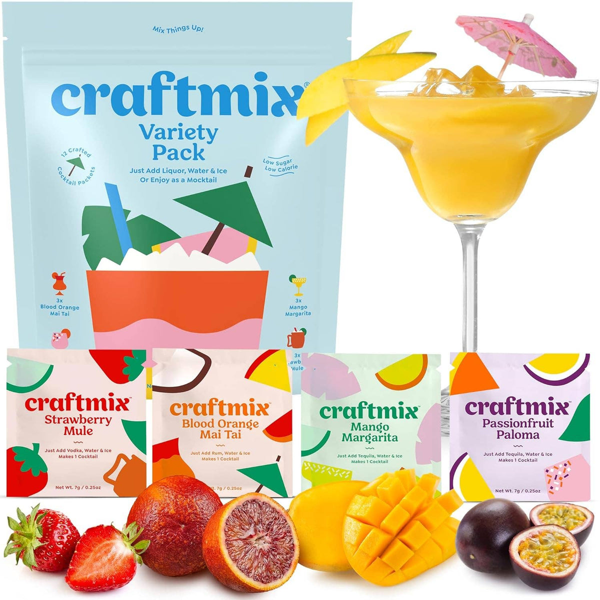 Cocktail & Mocktail Mixer Variety Pack