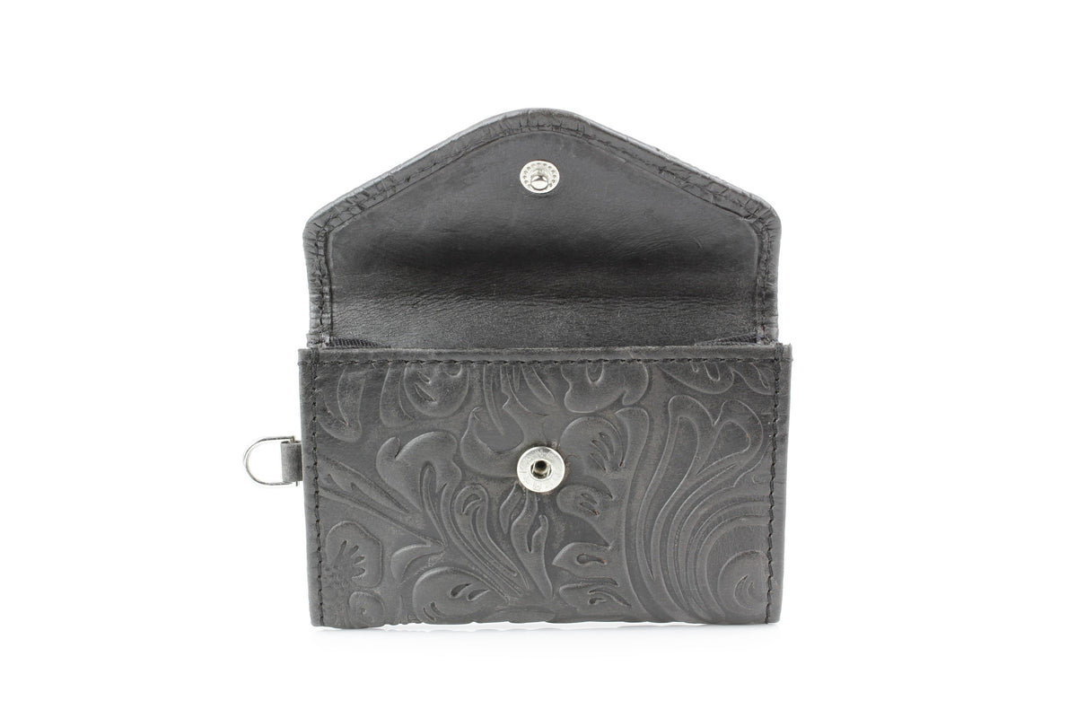 Wildflower Trails Mini Leather Wristlet
