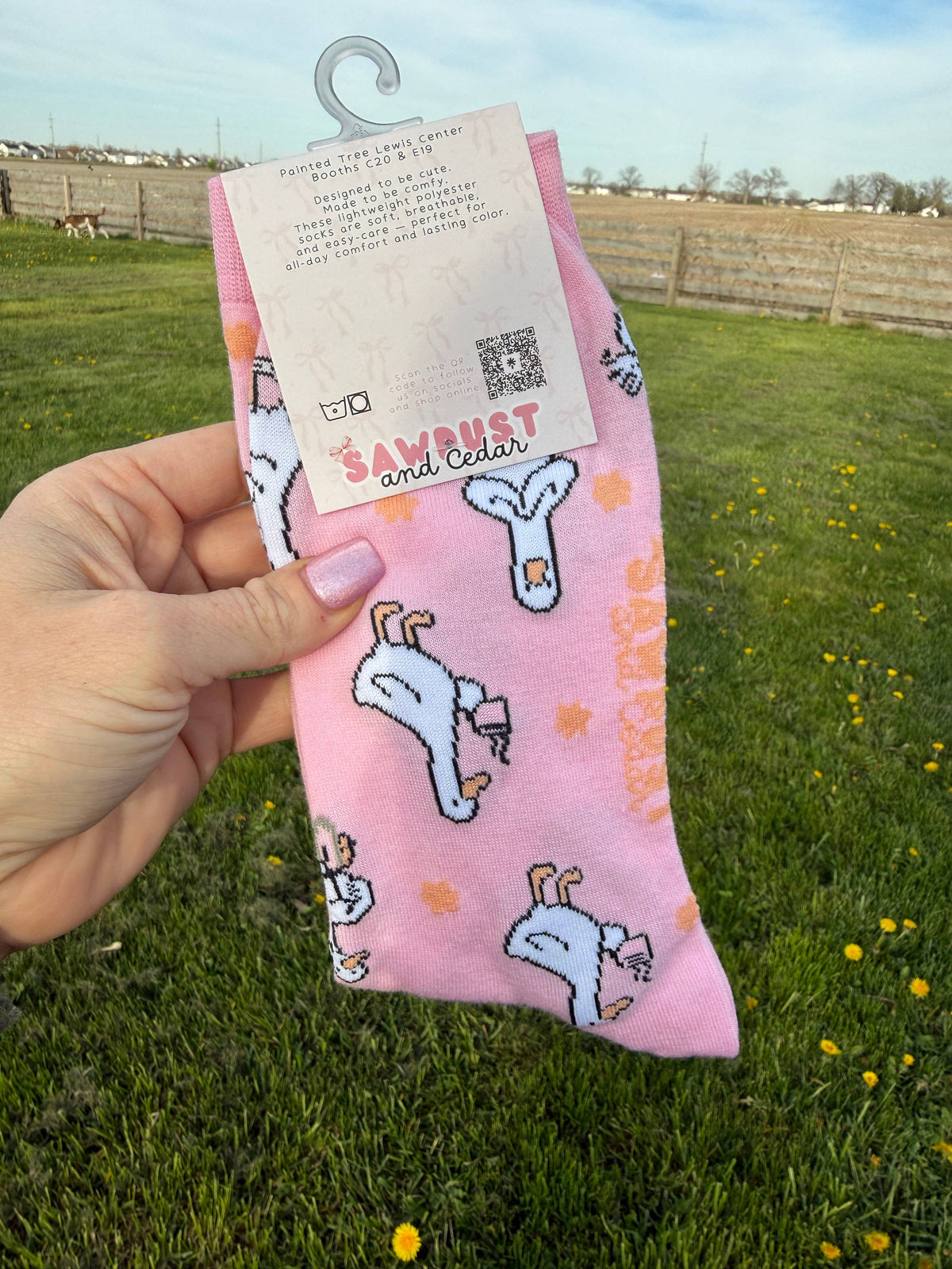 Silly Goose Crew Socks