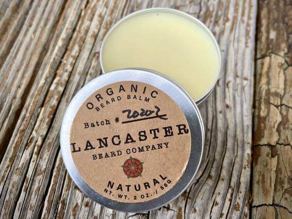 Natural Unscented Organic Beard Balm