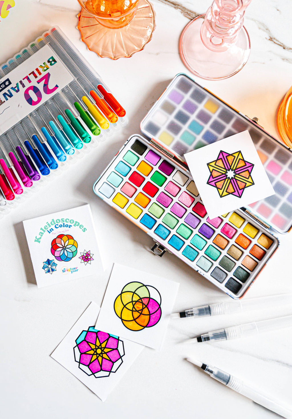 Kaleidoscopes Mini Coloring Book