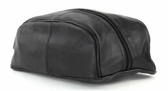 Ready to Roam Leather Shaving Bag
