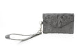 Wildflower Trails Mini Leather Wristlet