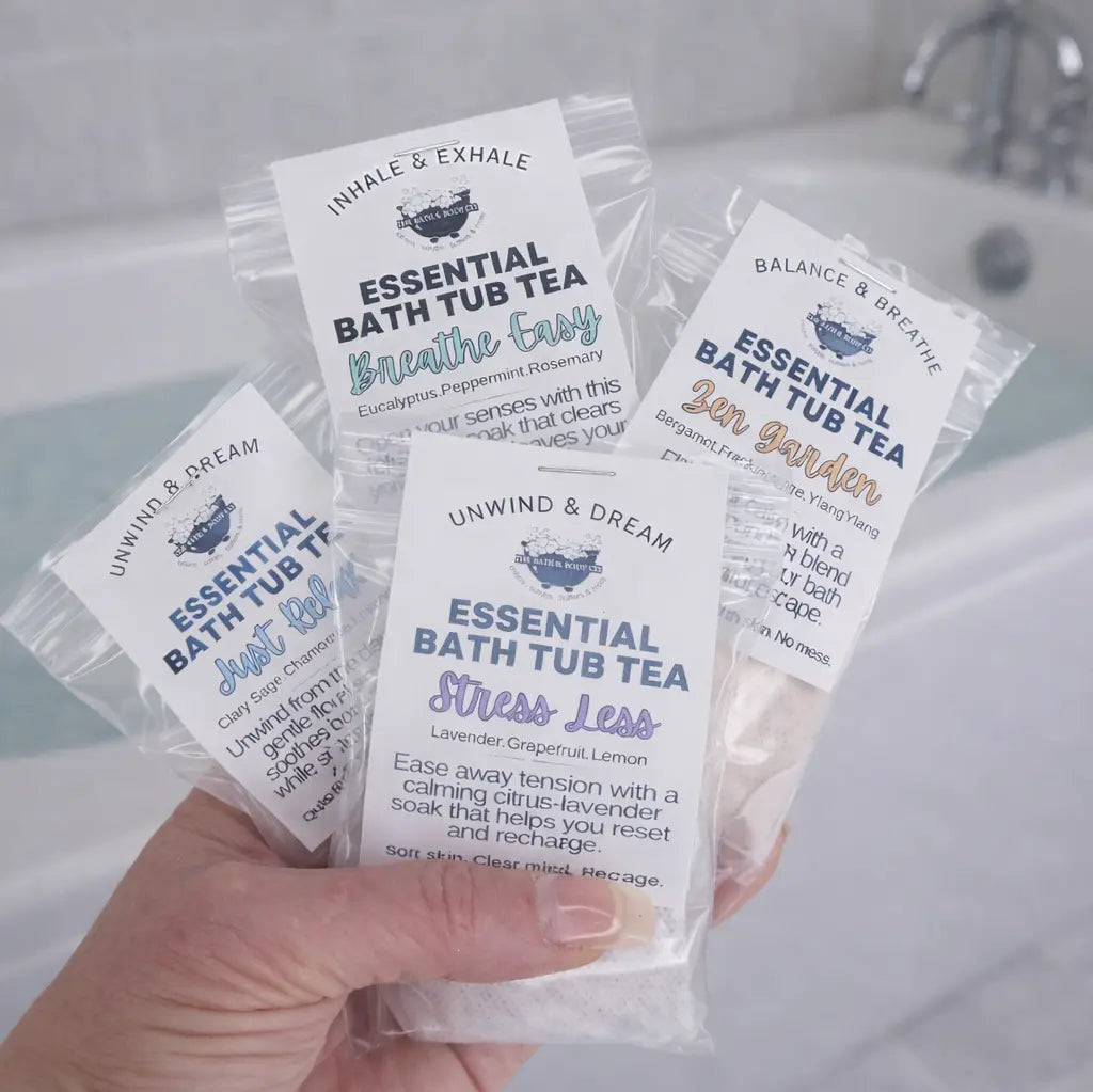 Stress Less Essential Bath Tea