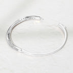 A Little Sparkle Twisted Bangle Bracelet