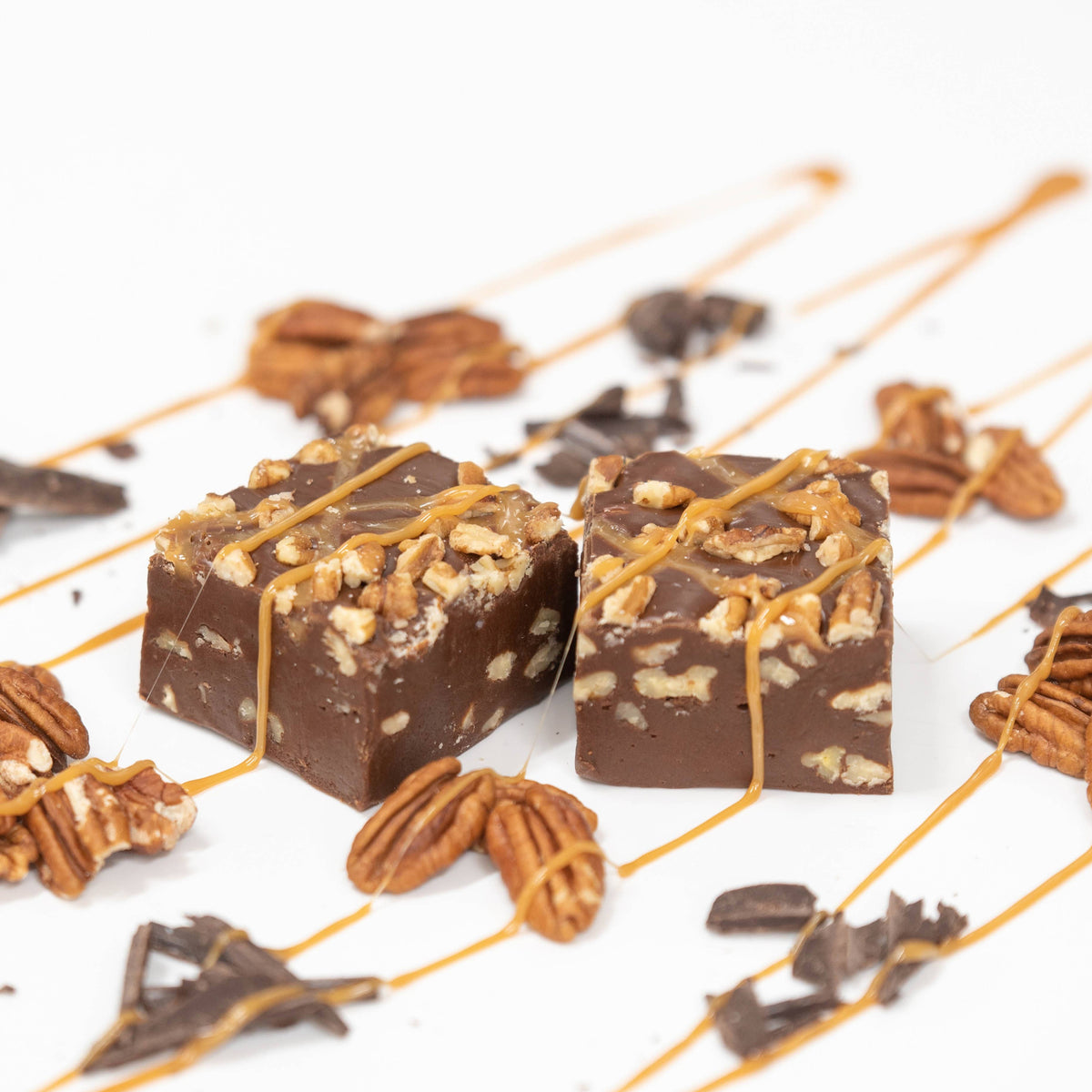 Chocolate Caramel Pecan Fudge