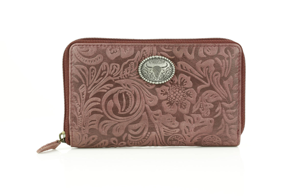 Wildflower Trails Zip-Around Wallet