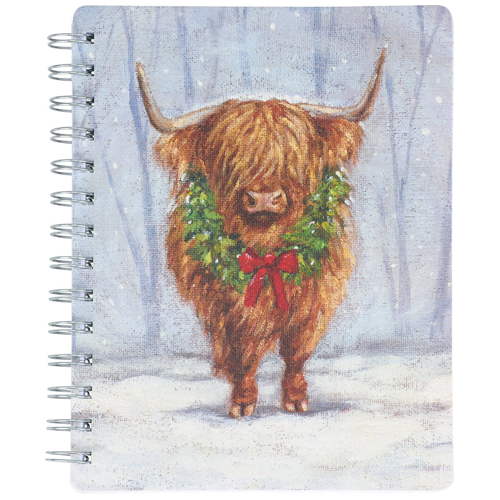 Snowy Highland Spiral Notebook