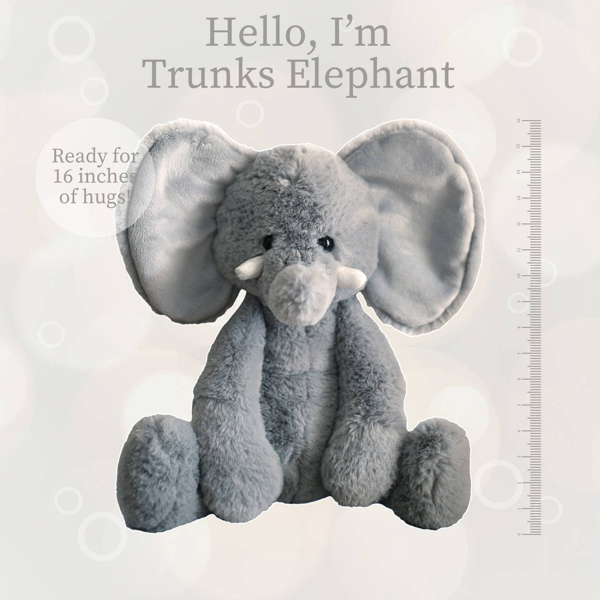 World's Softest Trunks Elephant Lushee Plush