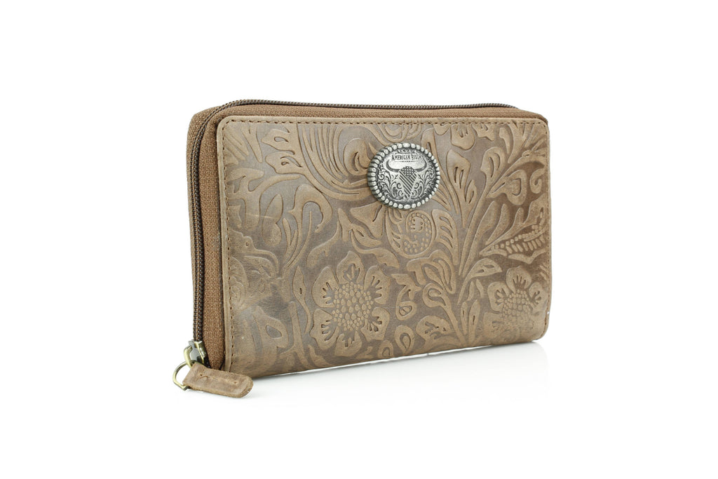 Wildflower Trails Zip-Around Wallet