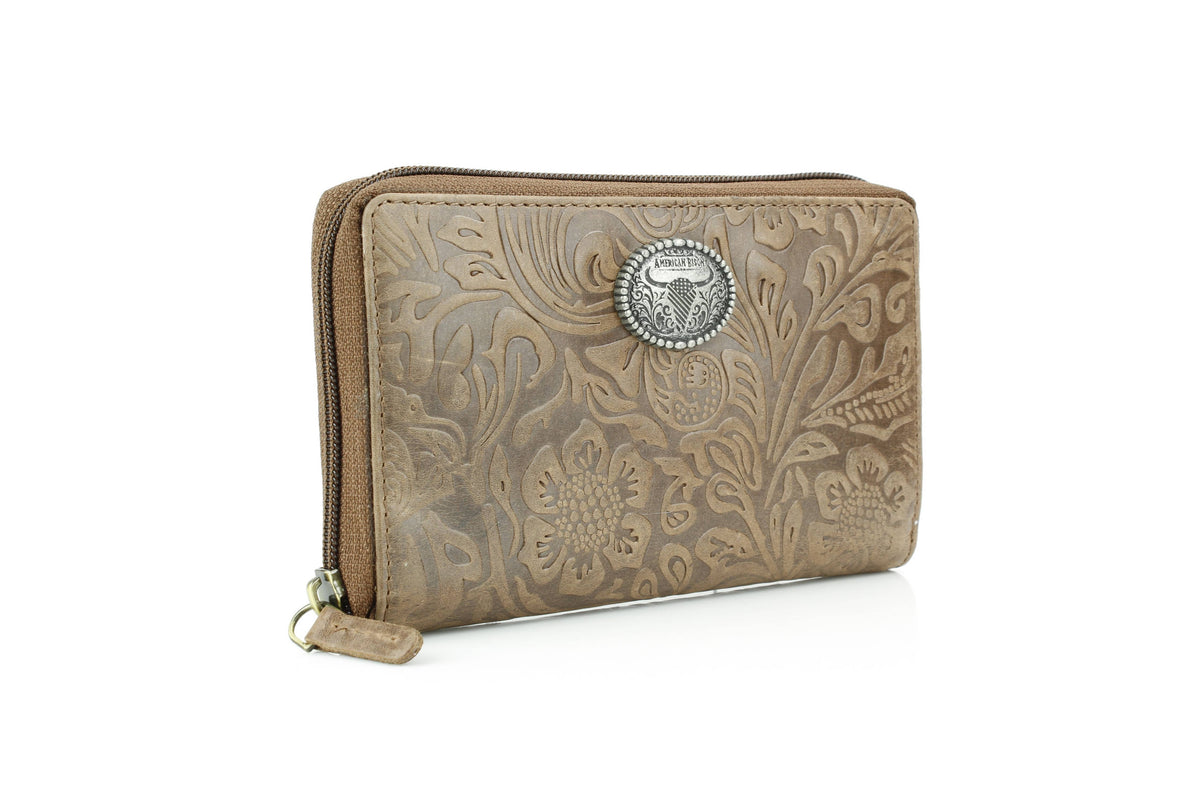 Wildflower Trails Zip-Around Wallet