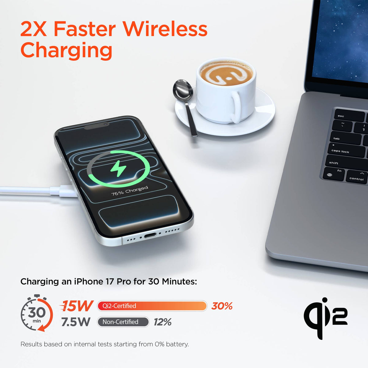 Snap & Charge 15W Magnetic Wireless Charger