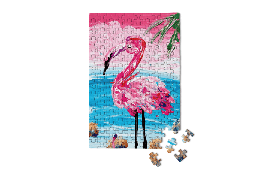 Flamingo for a Cause Mini Puzzle