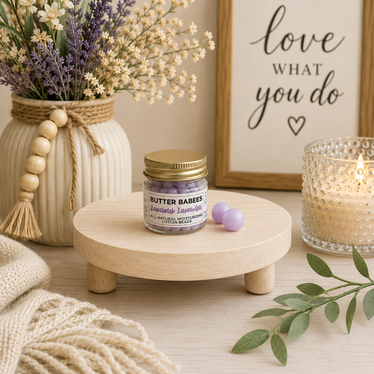 Luscious Lavender Butter Babees Lotion Beads