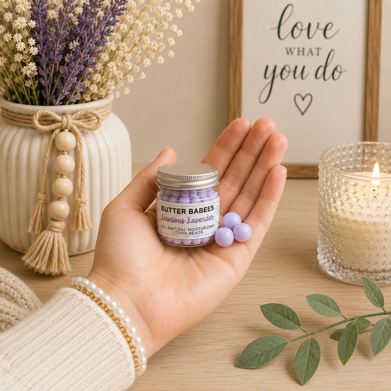 Luscious Lavender Butter Babees Lotion Beads