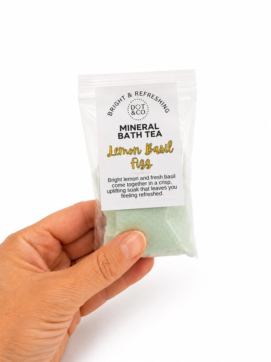 Lemon Basil Fizz Mineral Bath Tea