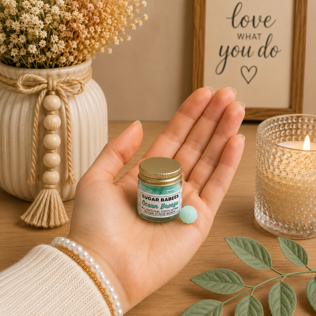 Ocean Breeze Sugar Babees Sugar Scrub Beads
