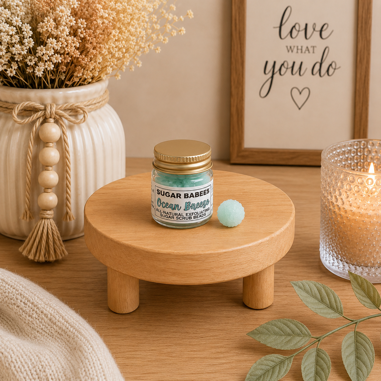 Ocean Breeze Sugar Babees Sugar Scrub Beads
