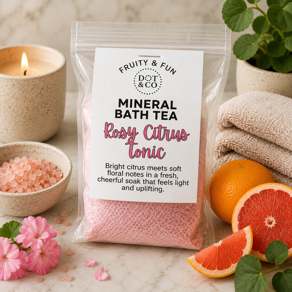 Rosy Citrus Tonic Mineral Bath Tea