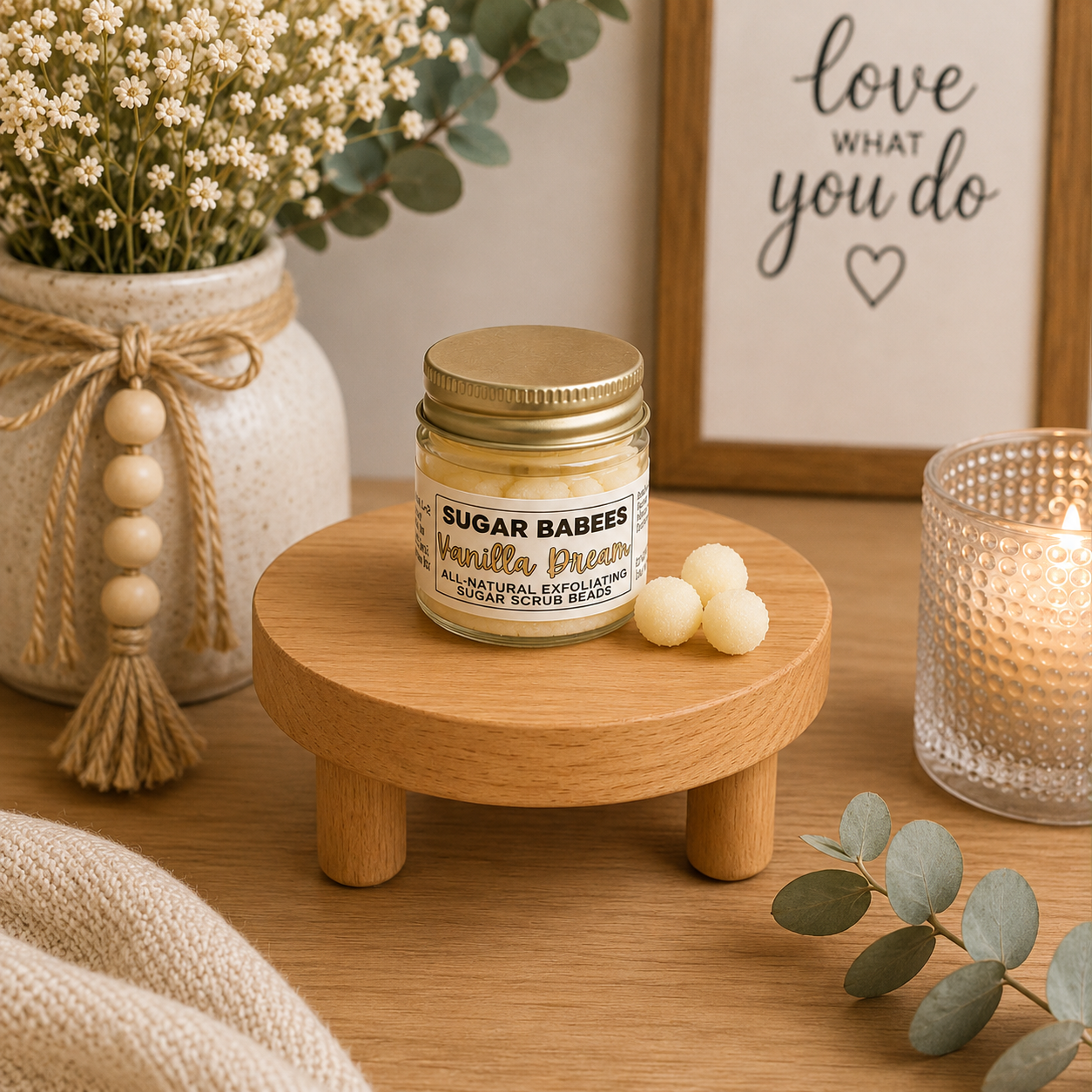 Vanilla Dream Sugar Babees Sugar Scrub Beads
